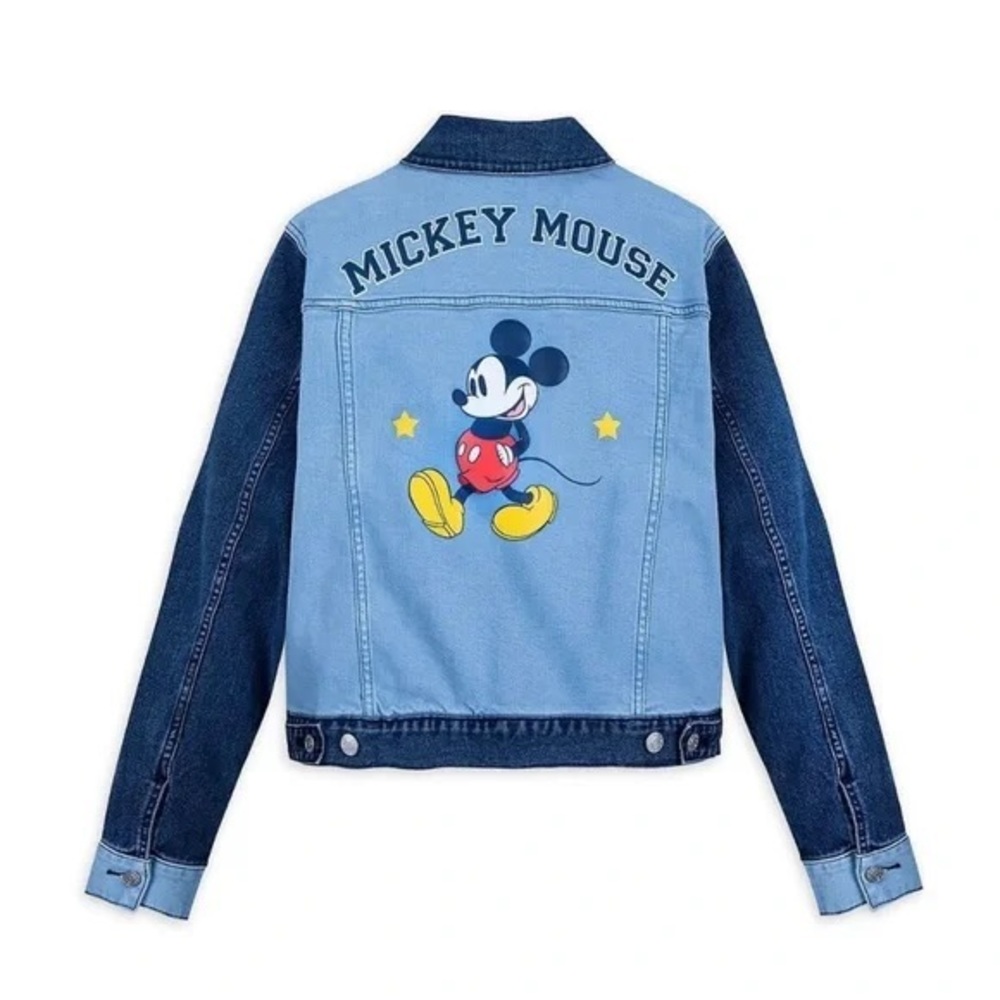 NWT Disney By Her Universe Mickey Mouse Denim Jacket SZ-2X - Picture 3 of 16